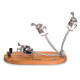 Jamonero de Madera 3 Claveles Bambú 47 x 18,5 x 37 cm Plegable