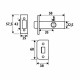 Picaporte EDM 85638 PCT03 Acero 68 x 25 x 57,5 mm Tubular