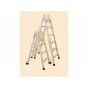 Escalera plegable de 4 peldaños Plabell Madera 114 x 31/48 cm