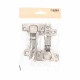 Hinge EDM 85644 BC02 Steel 35 mm