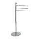 Free-Standing Towel Rack Wenko Exclusive 90 x 48.5 x 28.5 cm Silver