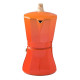 Cafetera Italiana Oroley Petra Naranja Aluminio 9 Tazas