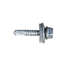 Caja de tornillos CELO 7301 Zincado Ø 4,8 x 19 mm Con Arandela Hexagonal Broca (1000 Unidades)