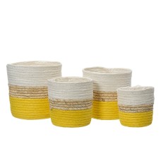 Set de Maceteros KSD Tricolor 100 % Reciclado (4 Unidades)