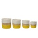 Set de Maceteros KSD Tricolor 100 % Reciclado (4 Unidades)