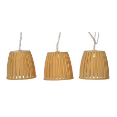 Guirnalda de Luces LED Lumineo Madera 4,5 m LED 10 Solar