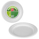 Set de Platos Best Products Green Caña de Azúcar Ø 17 cm Blanco Biodegradable Desechables 25 Unidades