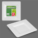 Set de Platos Best Products Green Caña de Azúcar Ø 20 cm Blanco Biodegradable Desechables 25 Unidades