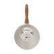 Set de Sartenes San Ignacio Crema Aluminio Ø 16 x 3,5 cm Ø 20 x 4,5 cm Ø 24 x 4,5 cm 3 Piezas