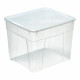 Cubo contenedor Mondex space box 4 h 34,5l Transparente Polipropileno 34,5 L 42 x 35 x 33 cm
