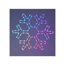 Adorno Navideño Lifetime RGB Copos de nieve 50 x 43 cm LED RGB