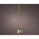 Bola de Navidad Lumineo Dorado Cristal Para colgar MicroLED