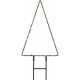 Decoración luminosa Lumineo Árbol de Navidad 18 x 27 cm Metal Estaca MicroLED