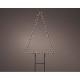 Decoración luminosa Lumineo Árbol de Navidad 18 x 27 cm Metal Estaca MicroLED