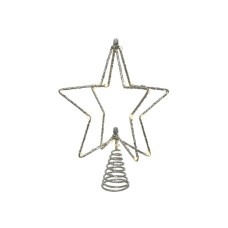 Christmas star Lumineo Silver Cable 20 x 5 x 25 cm MicroLED