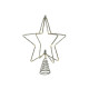 Estrella de Navidad Lumineo Plateado Alambre 20 x 5 x 25 cm MicroLED