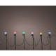 Set de Estacas LED de jardín Lumineo 6 W Multicolor Blanco Cálido 14,5 m 20 Unidades