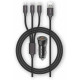 Cargador de Coche USB Universal + Cable Tech One Tech Doble USB x 2