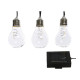 Wreath of LED Lights Lumineo Exterior Solar Light bulb (4,5 m)