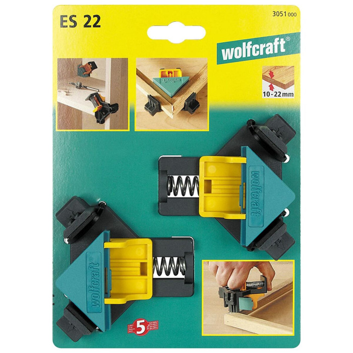 Corner clamp Wolfcraft 10-22 mm Corner clamp Wolfcraft 10-22 mm