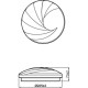 Lámpara de Techo Philips Shell Blanco 6 W Metal/Plástico (4000 K)
