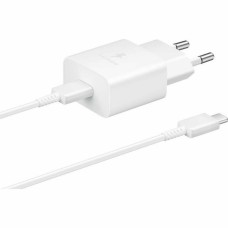 Cargador de Pared + Cable USB C Samsung EP-T1510XWE Blanco 15 W