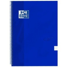 Libreta Oxford Denim Touch Azul Din A4 Tapa dura Espiral (5 Unidades)