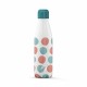 Botella Térmica iTotal Dots Blanco Acero Inoxidable (500 ml)