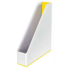 Magazine rack Leitz White Yellow A4 polystyrene (7,3 x 31,8 x 27,2 cm)