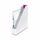 Magazine rack Leitz White Violet A4 polystyrene (7,3 x 31,8 x 27,2 cm)