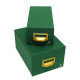 Refillable storage binder Mariola Green (18 x 12,5 x 35 cm)