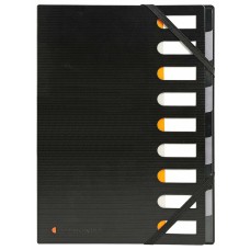 Organiser Folder Exacompta Exactive Black A4 polypropylene