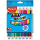 Colouring pencils Maped Duo Color' Peps	 Multicolour 18 Pieces Double-ended (12 Units)