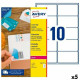 Etiquetas para Impresora Avery L4612 99,1 x 57 mm Blanco 25 Hojas (5 Unidades)
