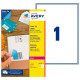 Etiquetas para Impresora Avery L4610 199,6 x 289,1 mm Blanco 25 Hojas (5 Unidades)