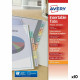 Separadores Avery Transparente A4 12 Hojas (10 Unidades)