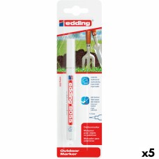 Permanent marker Edding 8055 White 1-2 mm (5 Units)