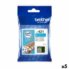 Cartucho de Tinta Original Brother LC421 Cian (5 Unidades)