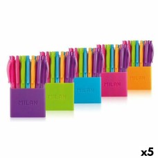 Set de Bolígrafos Milan P1 Touch Multicolor 1 mm (5 Unidades)