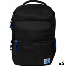 Mochila Escolar Oxford B-Ready Oxfbag Negro 42 x 30 x 15 cm (5 Unidades)