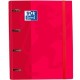 Carpeta de anillas Oxford Classic Rojo A4+ (4 Unidades)