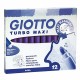 Set de Rotuladores Giotto Turbo Maxi Violeta (5 Unidades)