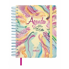 Diary Finocam Talkual Style Multicolour A5 15,5 x 21,7 cm 2024-2025