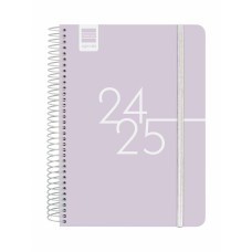 Diary Finocam Kart Lilac A5 15,5 x 21,2 cm 2024-2025