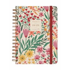 Diary Finocam Moniquilla Garden Multicolour A5 15,5 x 21,2 cm 2024-2025