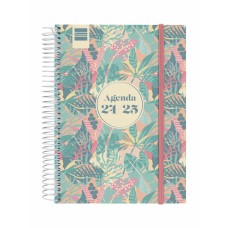 Agenda Finocam Exotic Multicolor Cuarto 15,5 x 21,2 cm 2024-2025