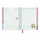 Agenda Finocam Talkual Style Multicolor Cuarto 15,5 x 21,7 cm 2024-2025