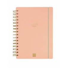 Diary Finocam Haiku Coral A5 15,5 x 21,2 cm 2024-2025