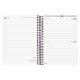 Diary Finocam Black 15,5 x 21,2 cm 2024-2025