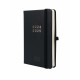 Diary Finocam Minimal Black A6 10 x 15 cm 2024-2025